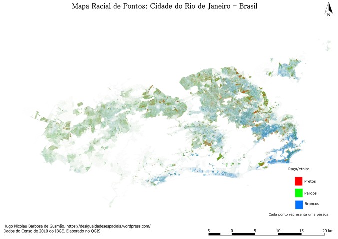 Mapa racial da Cidade do Rio de Janeiro